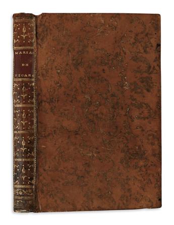 BEAUMARCHAIS, PIERRE DE. La Folle Journée; ou, Le Mariage de Figaro. Comédie en cinq Actes, en Prose.  1785